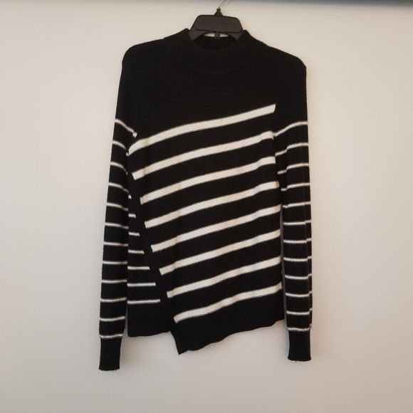 AQUA MOCK NECK SWEATER - Picture 2 of 6